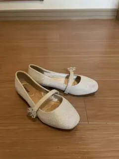 フォーマルシューズ ホワイト 18.5cm