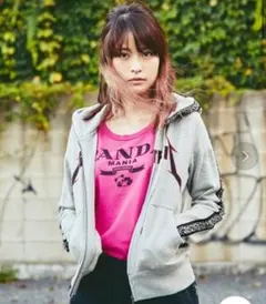 ヒステリックグラマー HYS LOGO プリント ビジュー付パーカー 新品未使用