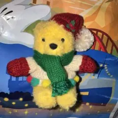 ディズニークリスマス2020 くまのプーさんぬいぐるみバッジ