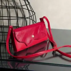 本革　スマホショルダー　お財布ショルダー　ハンドメイド　軽い