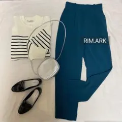 美品　RIM.ARK Basic kersey タックパンツ　テーパードパンツ