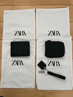 ZARA 財布2点 キーチェーン ケース4点