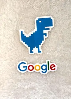 Google ピクセルアート恐竜 ステッカー　シール