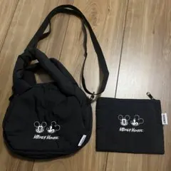 Mickey Mouse ショルダーバッグ＆ポーチセットのサムネイル