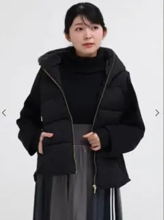【新品】ヤマダヤMEDOCoriginal フェイクファーフードショートブルゾンのサムネイル