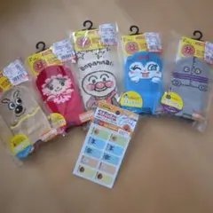 アンパンマン靴下５足セット9～14cm おまけ付き