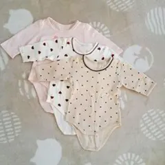 ベビー肌着 3点セット 80cm　ロンパース