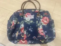 Cath Kidston ネイビーフラワーハンドバック
