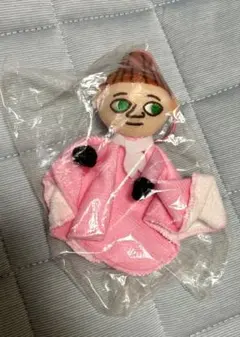 ムーミン　ガチャ　ぬいタオル　リトルミイ　ミムラ　ピンク