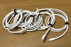 LAN ケーブル2m*7本　カテゴリー6A