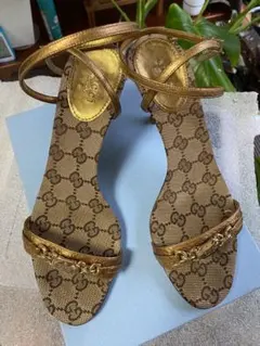 GUCCI GG柄 キャンバス ミュール サンダル #36 - メルカリ