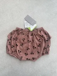 futafuta ミッキー柄フリル付きパンツ 70-80cm