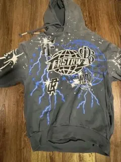 ファースト・ロウ/プルオーバーフーディースウェットパンツ/グレー