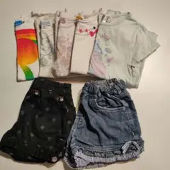子供用Tシャツとショートパンツセット