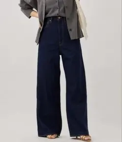 【ジャーナルスタンダード】ハイウェスト　ワイドデニムパンツのサムネイル