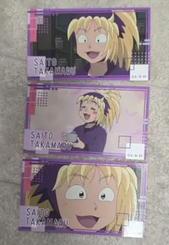 忍たま乱太郎 斉藤タカ丸 メモリーカットステッカー