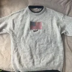 アメリカンロゴニットセーター
