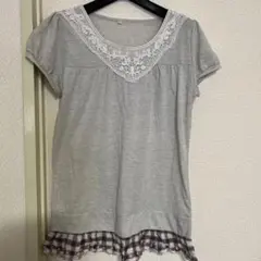 ★ベルメゾン★パフスリーブのチュニック★美品のサムネイル