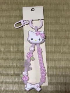 サンリオキャラクター大賞応援グッズ　ラバーコードキーホルダー　チャーミーキティ