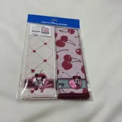 ディズニー　ミニー チェリー さくらんぼ ミニタオルセット　ハンカチ