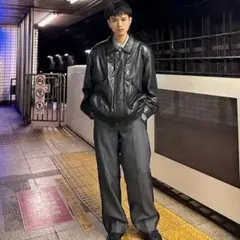 【sullen 購入品】 90s A-2 real leather jacket