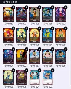 フュージョンワールド　デッキパーツ　赤　ゴジータ　ドラゴンボール