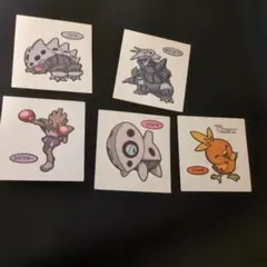 ポケモンパンシールセット　5枚