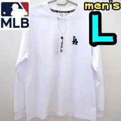 【新品】ドジャース　ロンT　L　メンズ　LA　MLB　大谷翔平　白　①のサムネイル