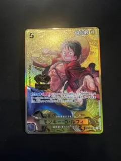 モンキー・D・ルフィ：ワンピースカード 2nd Anniv.金箔 モンキー・D・ルフィ：ワンピースカード 2nd Anniv.金箔 - メルカリ