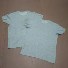 ユニクロ T シャツ2枚セット 灰色 グレー S サイズ