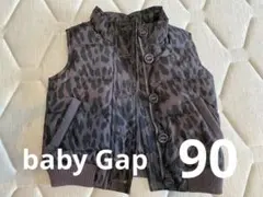 babyGap レオパード柄ダウンベスト 90 cm 秋　冬