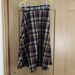 GU チェック柄スカート Sサイズ