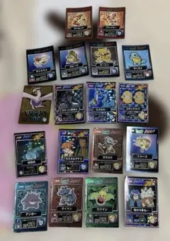 初代ポケモン　Meiji 食玩？カード　18枚セット　映画？