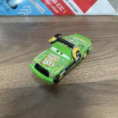 Chick Hicks ミニカー 86 グリーン　マテル　チックヒックス　カーズ