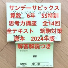 2025年最新】ss sapix 算数の人気アイテム - メルカリ