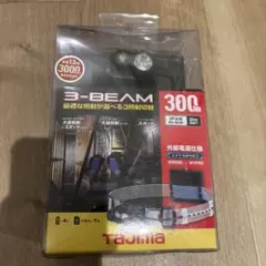 新品、未開封品 Tajima 3-BEAM ヘッドランプ LE-E301:BKのサムネイル