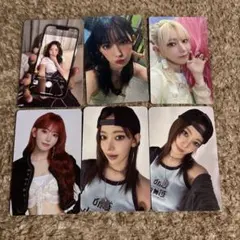 LESSERAFIM サクラ　SAKURA トレカ　6枚　フォトカード