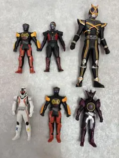 仮面ライダー フィギュア 6体セット ソフビ