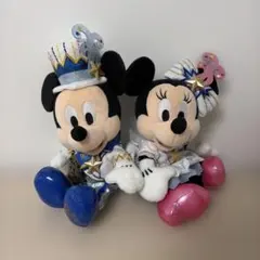 ディズニーシー20周年ミッキーミニーペアぬいぐるみのサムネイル