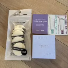 専用　新品★アバウトトーン クッションファンデ 21ウォームライト3点セット