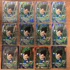 ドラゴンボールスーパーダイバーズ　チビ12枚セット　ベジータ:DAミニ