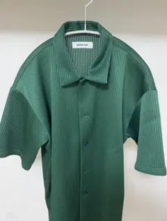 【美品】monkey time モンキータイム テレコシャツ グリーン Sのサムネイル