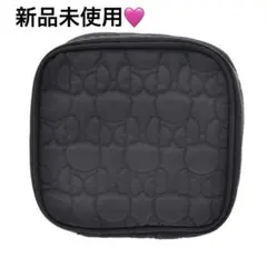 【新品未使用】ディズニーストア ミニー ポーチ スクエア キルティング