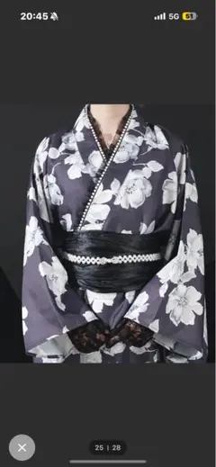 新品⭐︎パルエルフィー　プリンセス浴衣セット　パニエ、パールベルト付き プリンセス浴衣セット（浴衣）｜Pal elfy（パルエルフィー）の