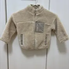 プティマイン 防風 ボアジャケット ベージュ