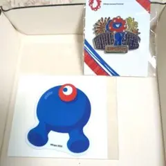 ミャクミャク あさっぴー コラボ ピンバッジ 旭川限定 - メルカリ