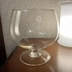 【美品】特大ブランデーグラス　ハンドメイド 手作り 昭和レトロ