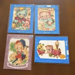 Meyercord社　転写シール　デカール　ビンテージ　ラバードール　ひよこ Meyercord社 転写シール デカール ビンテージ ラバードール アニマル