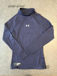UNDER ARMOUR＊ネイビー アンダーシャツ YXL