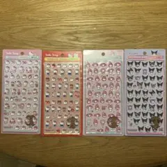 ボンボンドロップシール サンリオ ミニ　キティ　マイメロ　クロミ